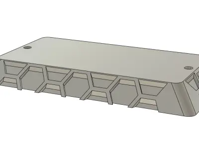 AIRLIFT 3P or 3H Manifold Flat Mount  3D print model