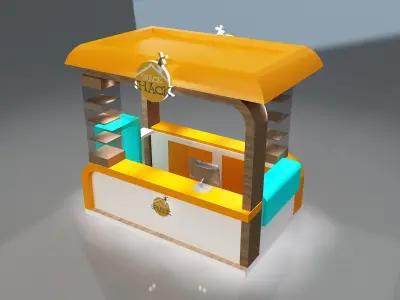 Booth Exhibition Stand a331b  3D model
