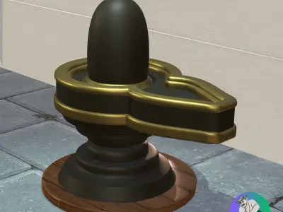 Lord Shiva Shivling Minimal Modern Aesthetics 5 Inch Free 3D print model
