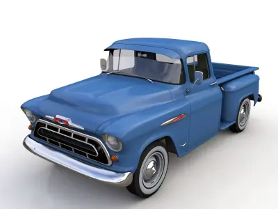 Chevy 3100 Steepside Pickup 1957 3D model