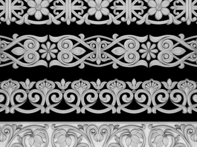 Path Ornament Pack 18 3D model