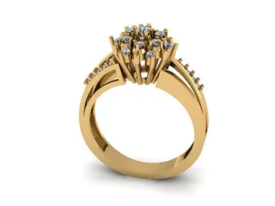 fancy ring for women 3D print model
