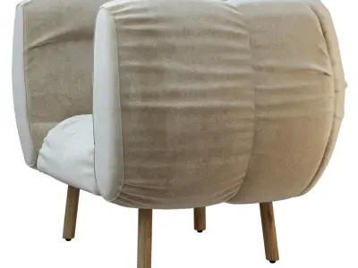 Bruehl Magnolia Armchair 3D model
