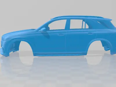 Mercedes Benz GLE63S AMG 2024 - Body Car STL Model 3D print model