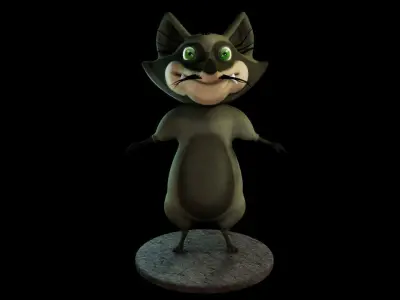 Racoon animal 3d 3D model