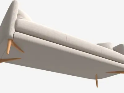 Sofa Large Ercol Aosta 3D model