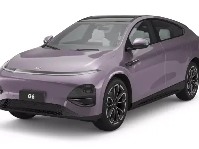 2026 Xpeng G6 with Interior 3D model