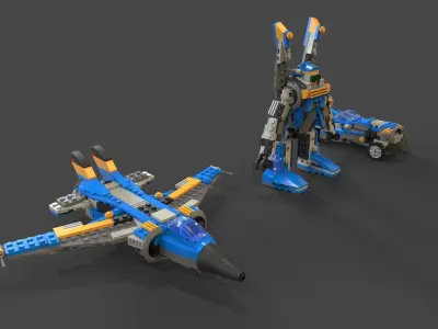 Lego Robot 3D model