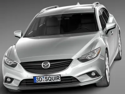 Mazda 6 wagon 2013 3D model