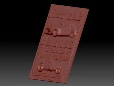 car retro  3D print model