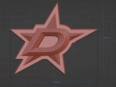 Dallas Stars Cup 3D print model