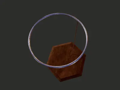 Display Stand Free low-poly 3D model