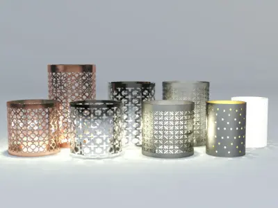 Tealight holders by HM Home 3D model