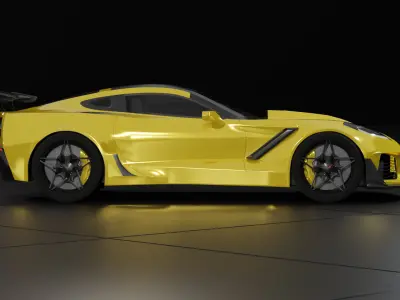 2019 Corvette C7 ZR1  3D model