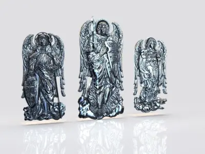 ARHANGEL   AVE MARIA  QVIS VT DEVS 3D print model