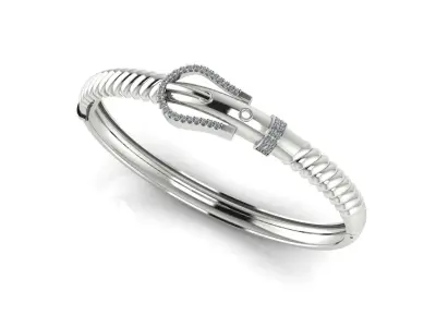 Buckle belt Bracelet 3D print model