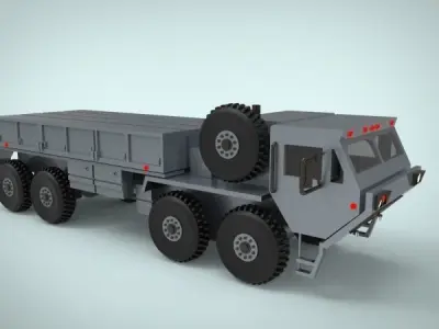 Oshkosh Military Vehicle 3D model
