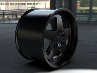 Gloss Black Black Rhino Crossover Wheel Series Crossover 3D print model