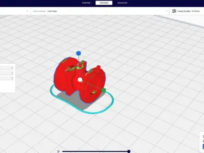 ball valve 3D print model