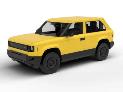 Slate Truck Fastback SUV 2027 3d model 3D model