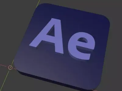 After Effects Logo 3D print model