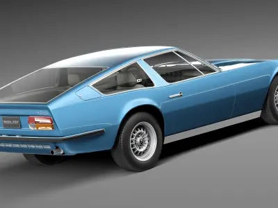 Maserati Indy 1973 3D model