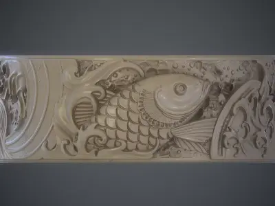ring fish 3D print model