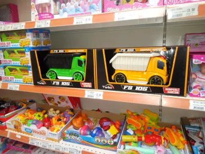 toys truck Low-poly 3D model