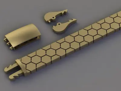 Bulk of Bracelet collections-31 Model 3D print model