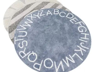 Rug647 Low-poly 3D model