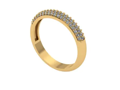 Engagement Ring Free 3D print model 11