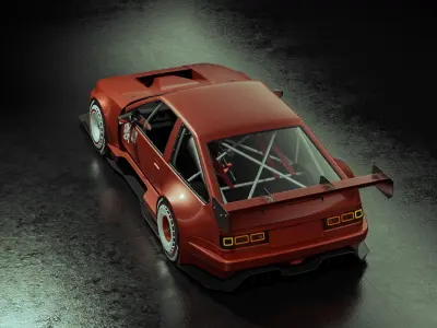 Toyota AE86 Vision 3D model