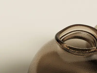 Amorphous Glass Vase 3D Model Free 3D model