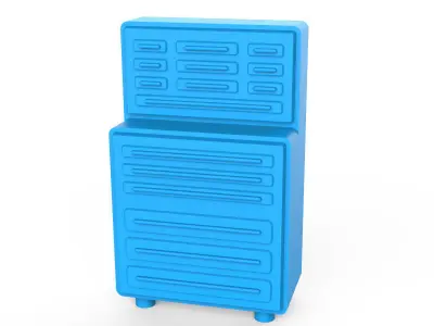 Workshop Locker 3D print model