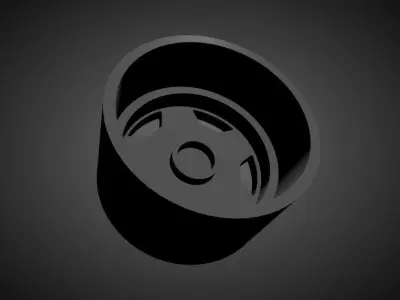 OZ AMG Aero scalable and Printable rim 3D print model
