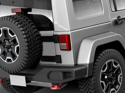 Jeep Wrangler Rubicon 2014 3D model