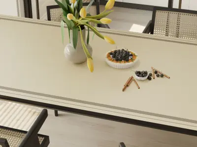 Industrial Living Interior scene  3D model