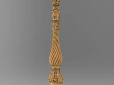 Classic Decorative Furniture Column1 3D print model