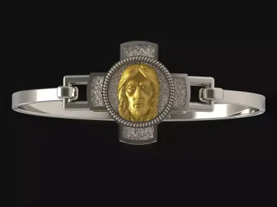 BRACELET CROSS N - 16 3D print model