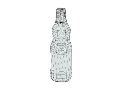 Supermarket Soda Drink Bottle 05 Low Poly PBR Realistic Low-poly 3D model