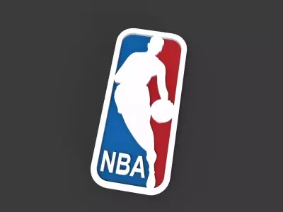 NBA logo Free 3D print model