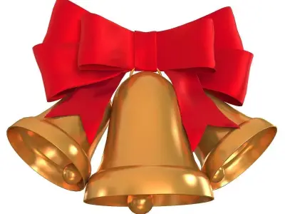 Christmas Holiday Bells 3D model