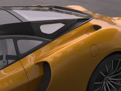 McLaren GT 2020 3D model