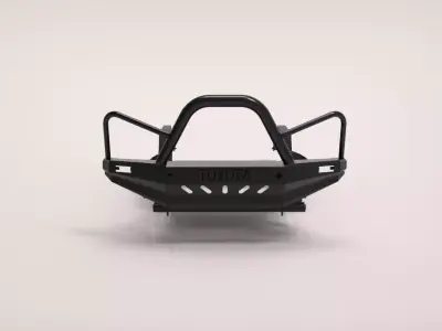Toyota J76 series chassis and front bumper Low-poly 3D model