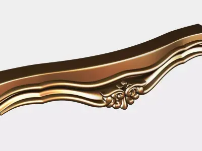 Carved decor for cnc 73 3D model