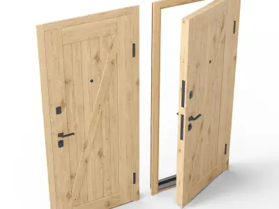 Afary Door 3D model