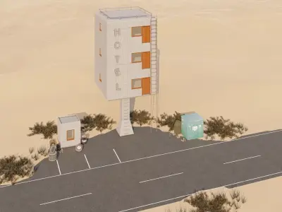Hotel 3D model
