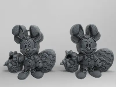 mickey mouse easter decor  3D print model