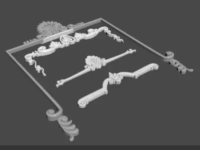 Trim Ornament 45 3D model