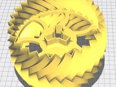 Tire for 8mm axes 3D print model